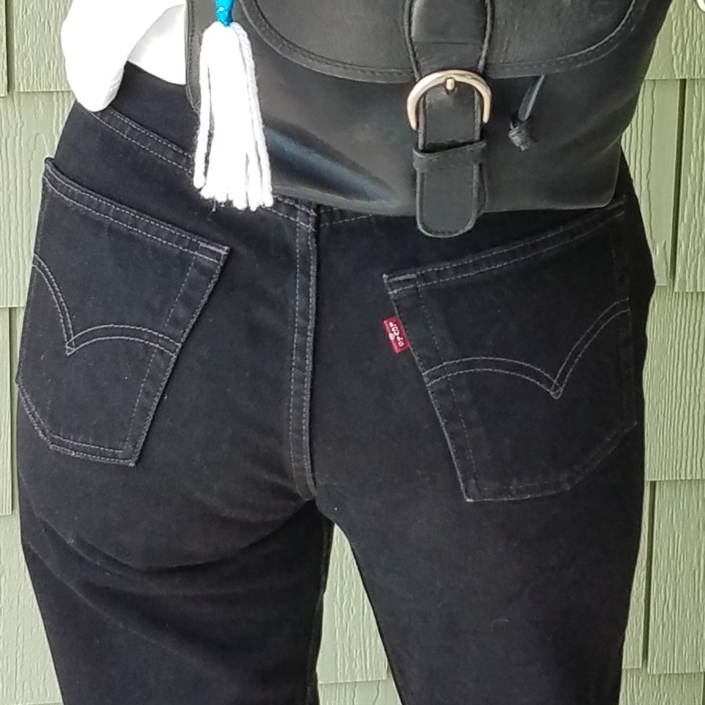 Levi's 501 black mom jeans high waisted 90's